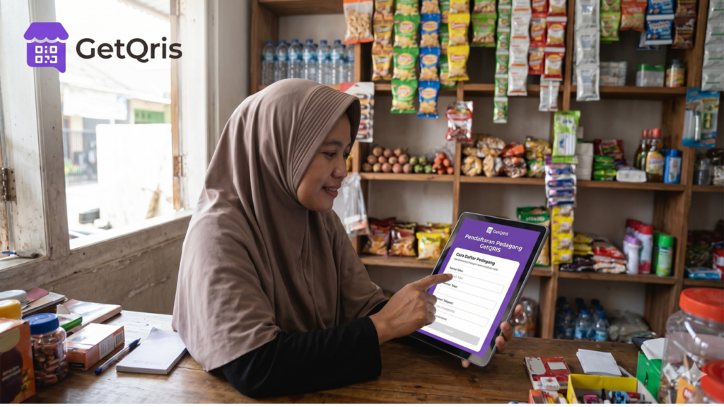 Panduan langkah demi langkah cara daftar GetQRIS online yang mudah dan praktis untuk kelancaran transaksi digital UMKM.