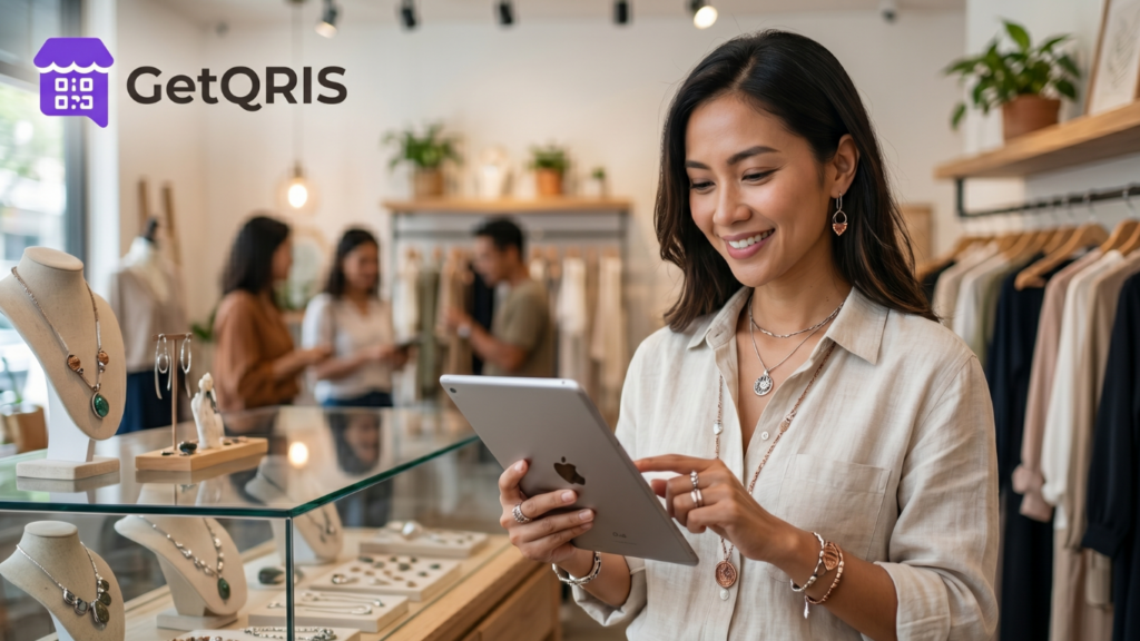 Proses pendaftaran merchant QRIS online yang cepat dan mudah melalui GetQRIS untuk mempercepat penerimaan pembayaran digital UMKM.