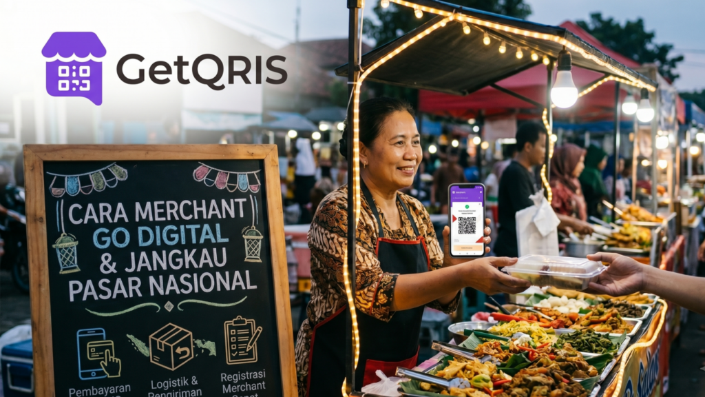 UMKM lokal menggunakan GetQRIS QRIS nasional, Google Business Profile, katalog digital, dan strategi promosi online