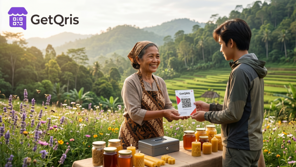 Aplikasi GetQRIS merchant QRIS untuk QRIS barcode, QRIS toko online, QRIS toko offline, dan opsi paylater