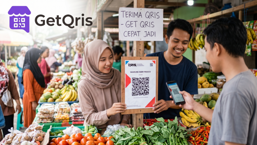 Buat QRIS cepat jadi untuk bisnis melalui GetQRIS